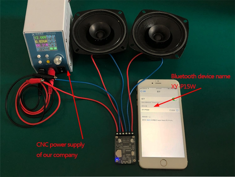 10W/15W/20W Stereo Bluetooth Power Amplifier Board 12V/24V High Power Digital Amplifier Module XY-P15W