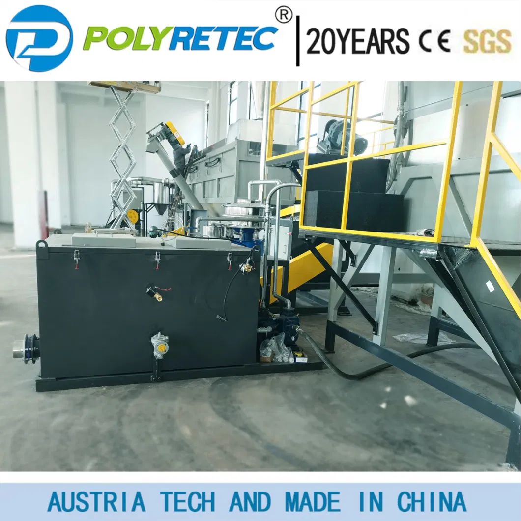 500 Kg/H - 3000 Kg/H Plastic ABS/PS/Household Appliance TV Shell Crushing Washing Recycling Equipment