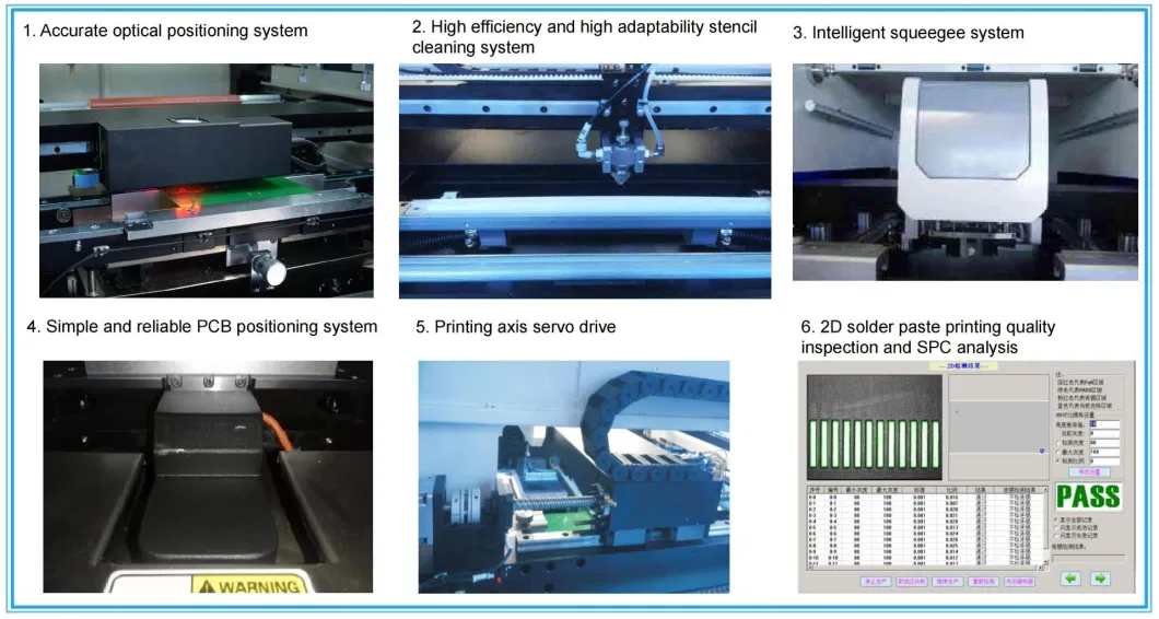 Easy to Operate Stencil Screen Printer New Auto Screen Printing Process System for SMT PCB Circuit Board Printing