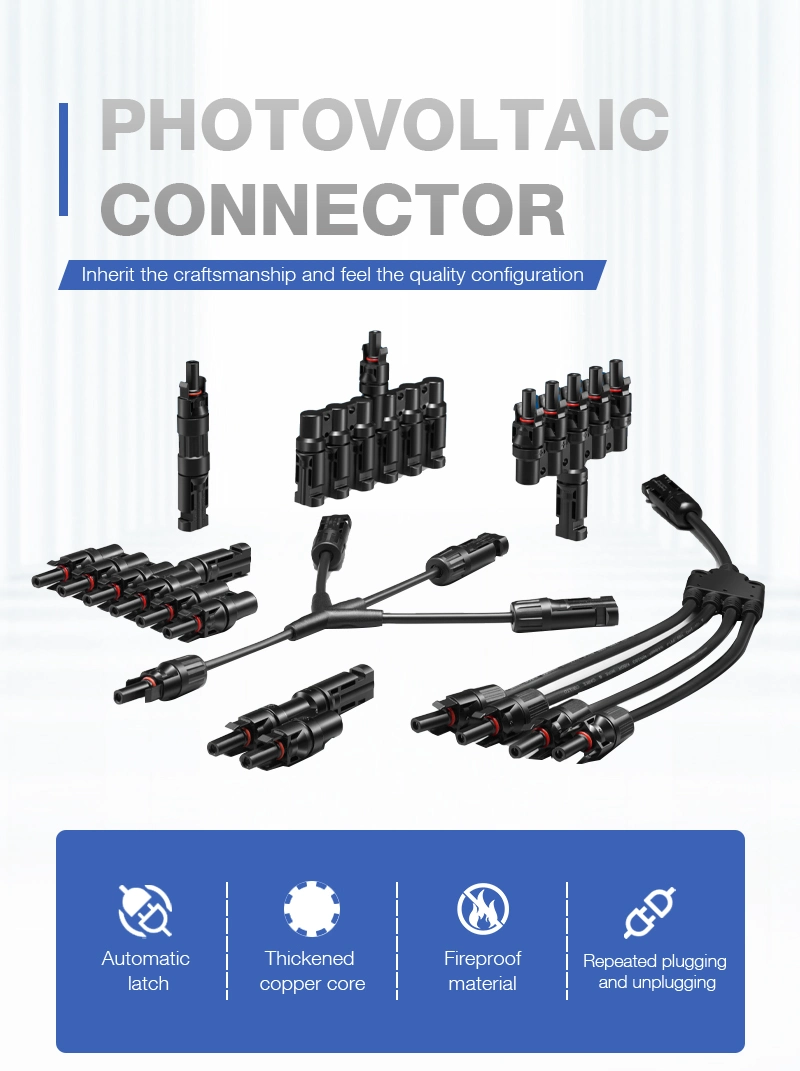 Mc-4 Male and Female Plug Waterproof IP67 Solar Module Photovoltaic Panel Connector