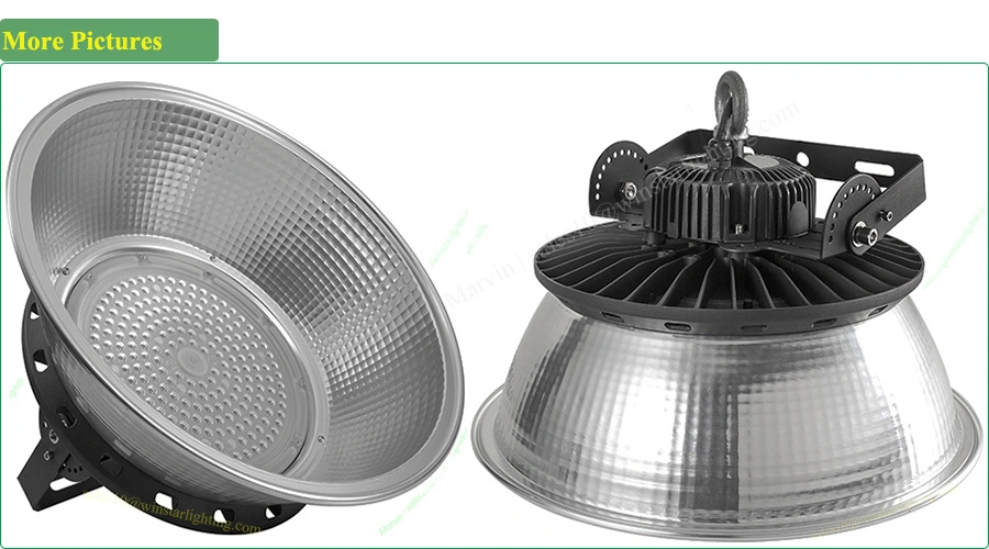 Distributor Wholesale 200lm/W 200W CCT 3000-6500K UFO LED High Bay Light, LED Highbay Light, Luz De Alta Bahia De LED Lighting