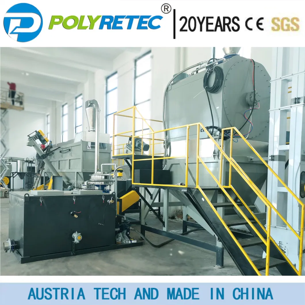 500 Kg/H - 3000 Kg/H Plastic ABS/PS/Household Appliance TV Shell Crushing Washing Recycling Equipment