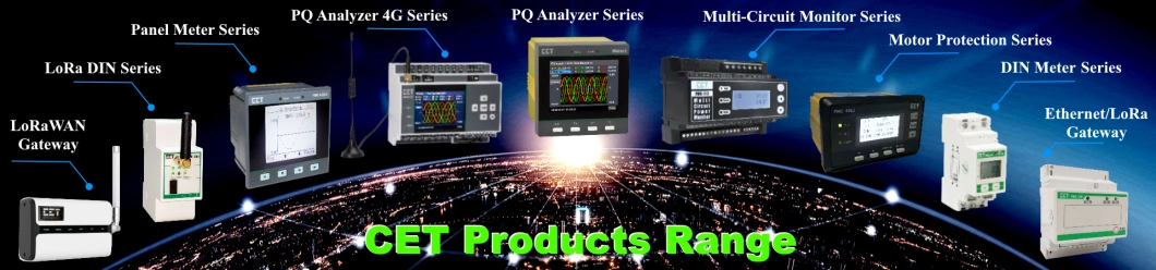 PMC-350-C Class 1 Three-Phase Wireless Multifunction Energy Meter RS-485 Optional LoRaWAN Module