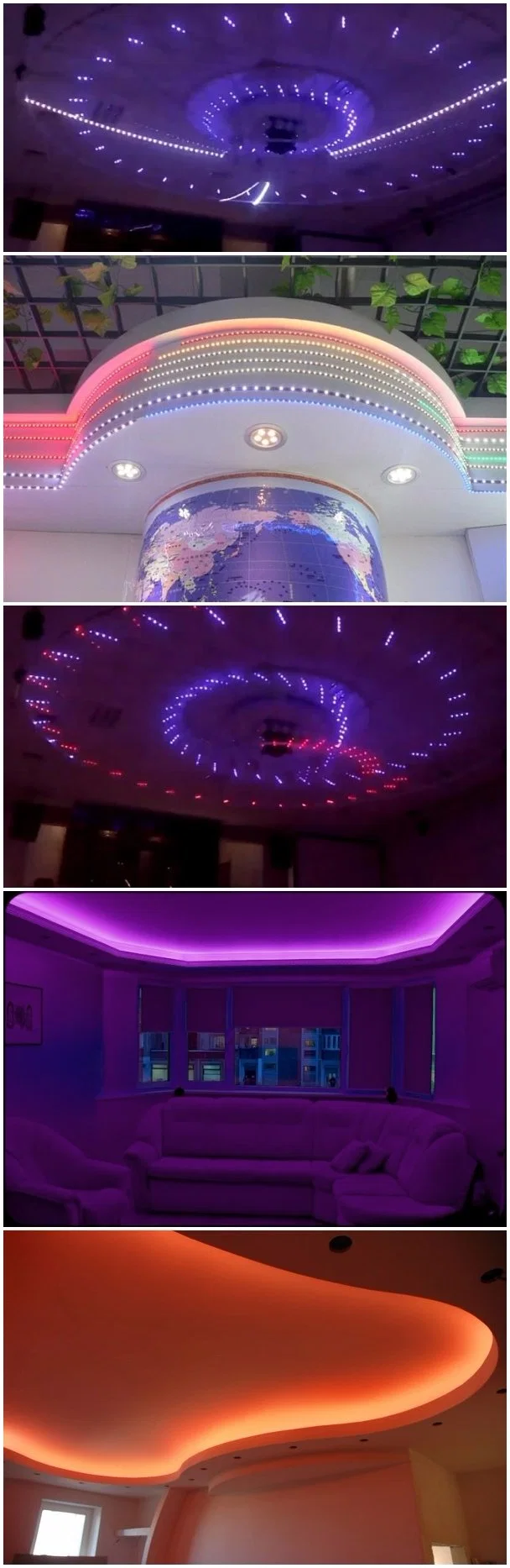 LED Strip Lights, Flexible RGB LED Light Strips Kit with DMX Controller and 12V Power Supply, Color Changing