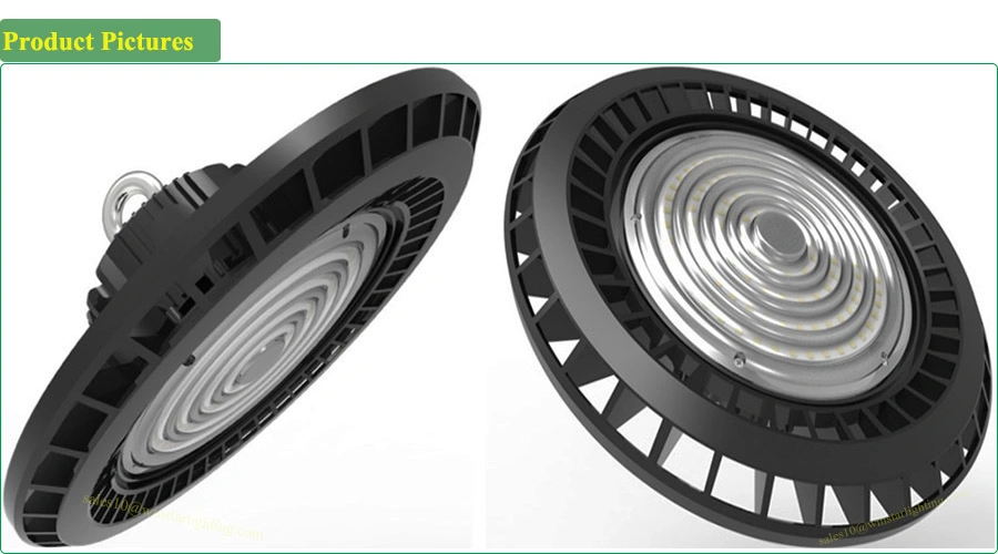 Distributor Wholesale 200lm/W 200W CCT 3000-6500K UFO LED High Bay Light, LED Highbay Light, Luz De Alta Bahia De LED Lighting