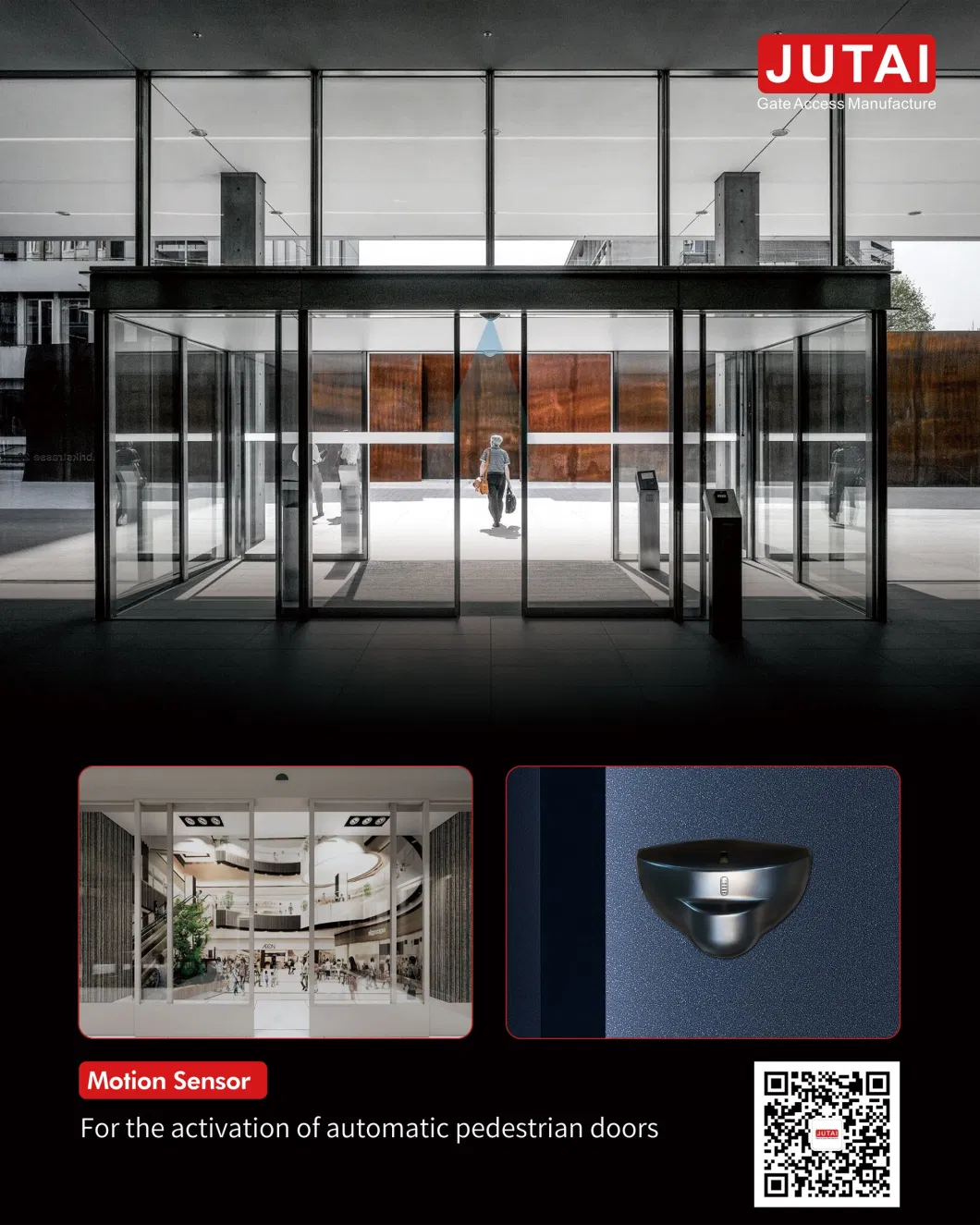 Microwave Motion Detector for Universal Automatic Doors