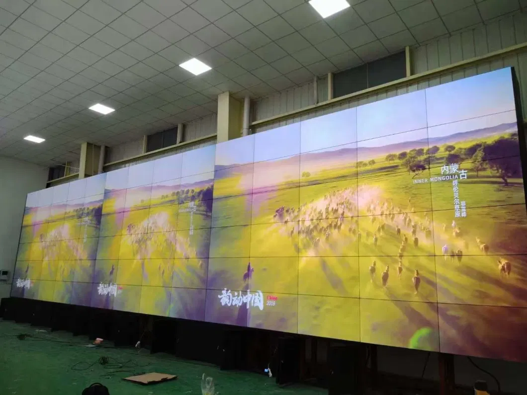 Large Screen 43 55 Narrow Bezel LCD Videowall with Controller