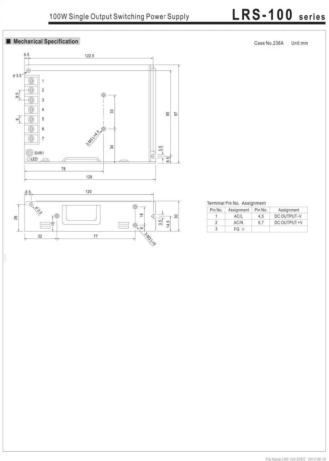 LED 100W 24V AC DC Power Supply Unit SMPS Switching Module