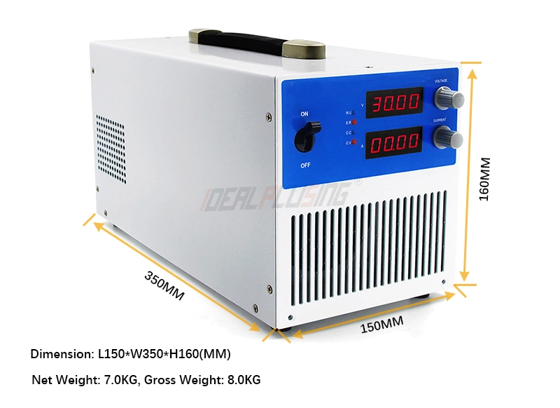 Idealplusing High-Quality Variable DC 160V Power Supply 2000W Module Has Automatic Protection Functions