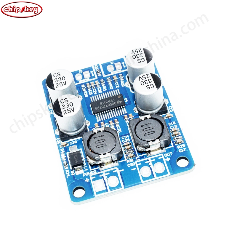 Tpa3118 Btl 60W Mono Digital Audio Power Amplifier Board Module DC 12V-24V