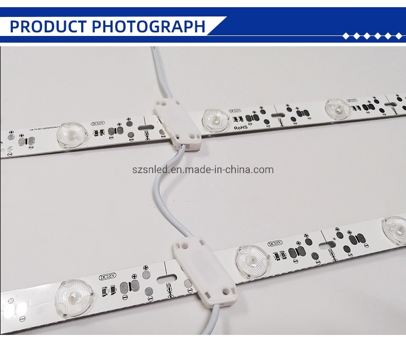 SMD 3030 12LEDs DC 12V / 24V Diffuse Reflection TV Backlight LED Rigid Bar