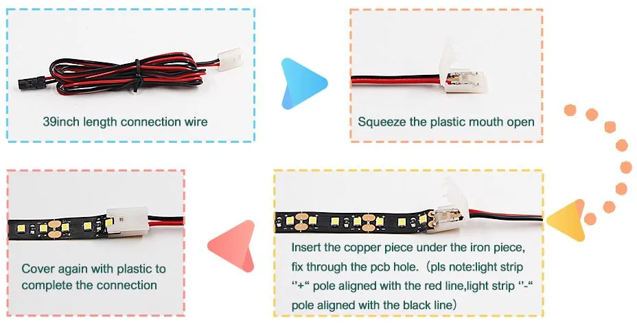 Extreme Reliability 60LEDs/M 4.8W/M DC 12V IP20 2835 Double Side PCB Cuttable LED Light Strip Can Be Suitable for Dining Rooms, TV Background Ect