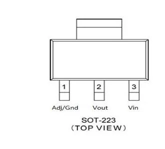 Cyp1117 E Meter Sot-223 1A Bipolar Linear Regulator IC