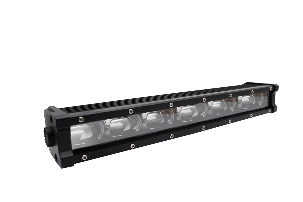 Truck LED Light Bar Bright 6D Lens Design S6d Light Bar Chip Yellow and White Ambient Light Yellow IP67