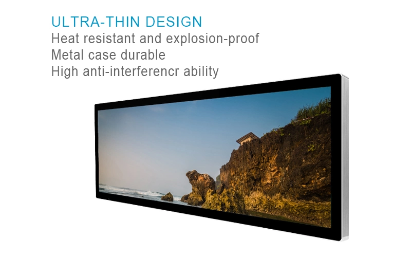 43 Inch Bar Shaped TFT IPS LCD Display Module with Touch and Driver Board Sun Readable LCD Display Screen