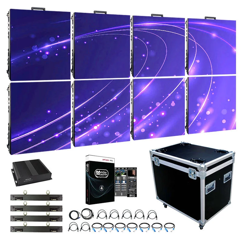 HD Video Programmable P4.81 Rental LED Display Screen for Concert Club