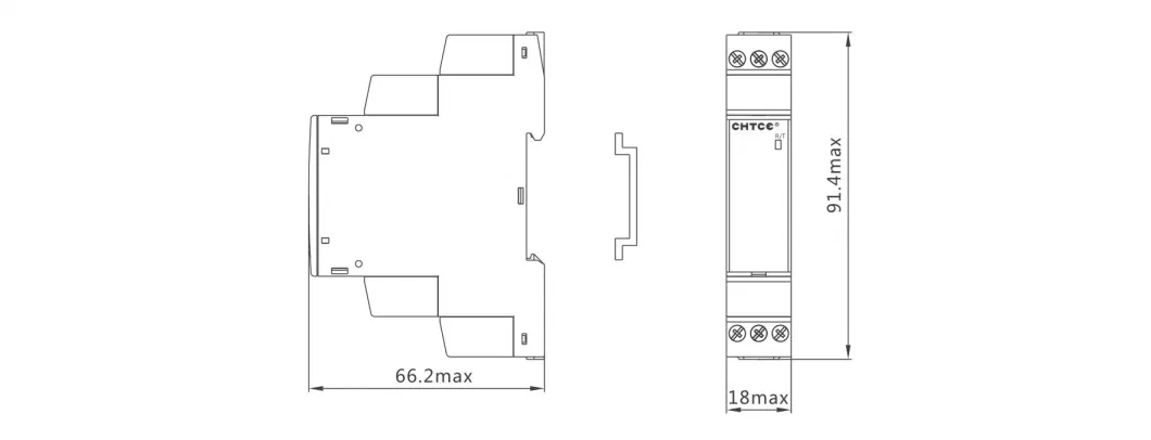 3 Phase Voltage Protection Relay AC Monitoring Relay for Normal/Emergency Power Supply Switching