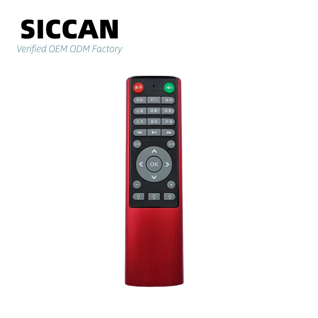 Durable Wear-Resistant Universal Aluminum Alloy Shell Smart TV Remote Control