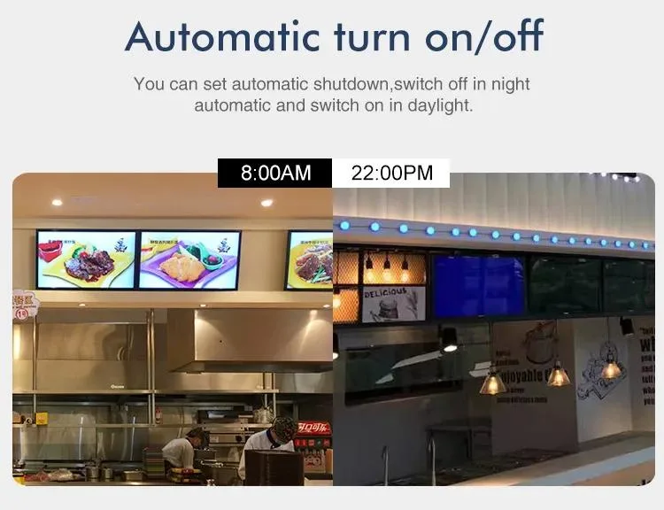 21 Inch Wall Mount LCD Panel Android 11 Capacitive Touch WiFi Indoor Advertising Digital Signage for Hotel