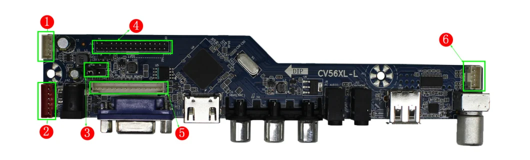 15-24 Inch LCD / LED TV DVB T2 Main Board (ZSY-CV56XL-L)