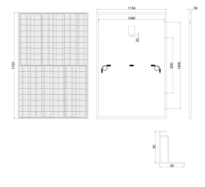 Ready to Ship Premium Quality Black Mono Solar Panels 400W 410W 420W 430W 450W with Warranty 30 Years