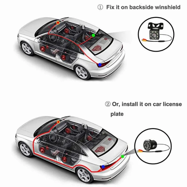 Universal Car Rear View Reversing Camera