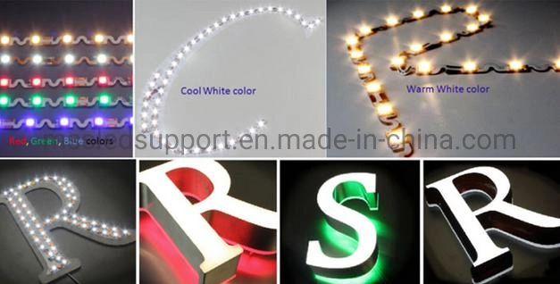 S-Type LED Flexible Strip LED Strip Light SMD2835 with 3m Tape for Custom Shape Lighting