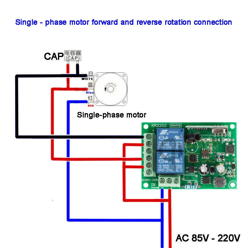 433MHz Universal Wireless Remote Control Switch AC 110V 220V 2CH Relay Receiver Module RF Remote Transmitter LED Light