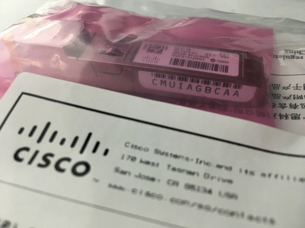 Cisco Glc-Te= 1000base-T SFP Transceiver Module for Category 5 Copper Wire Ethernet Switch Optical Fiber Network Module