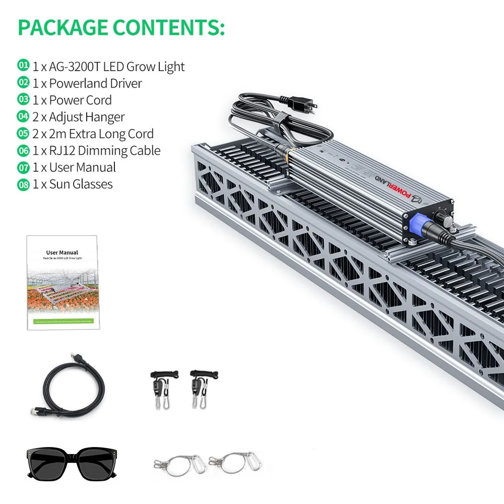 Greenhouse IP65 Waterproof Samsung Lm301b Osram Full Spectrum LED Plant Grow Lighting