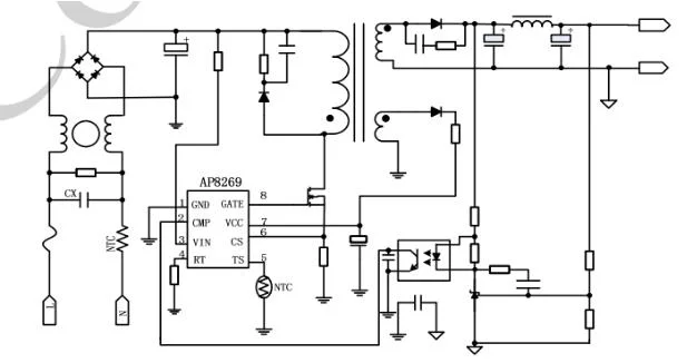 Current Mode PWM Controller Adapter&Charger Power Control IC AP8269 Electronic Component