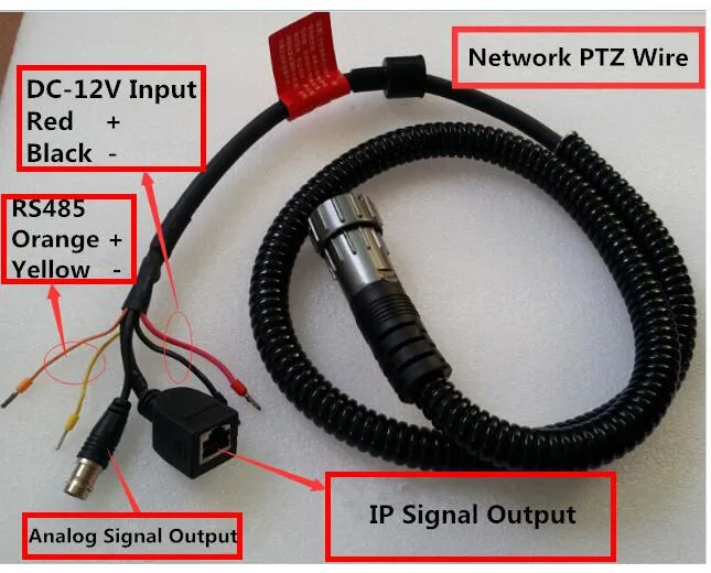 33X 2.0MP 150m Night Vision Patrol Vehicle PTZ Camera