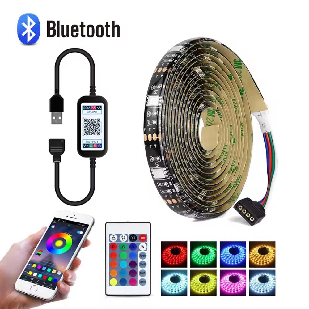 Color Changing DIY RGB Lighting Kit TV LED Strip Backlight Decoration 5V 12V USB RGB Kit