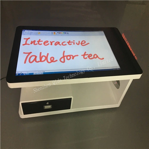 43, 55 Inch Interactive Advertising LCD Multi Touch Screen Display Smart Coffee/Bar Table