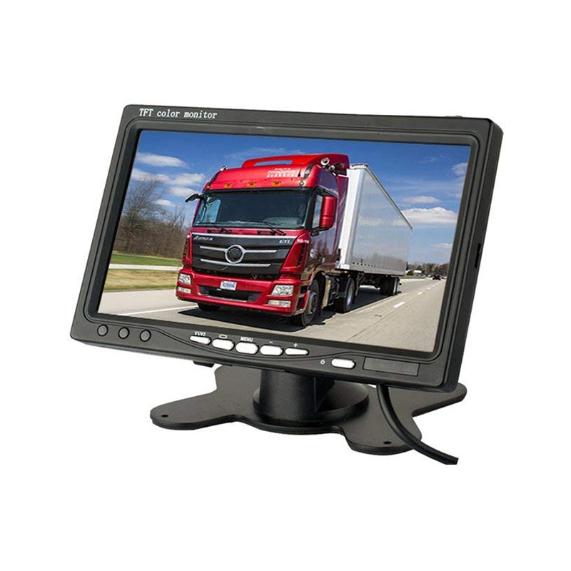 7 Inch High Definition Mini TV Car LCD Reverse Rear View Monitor with 2 AV Input