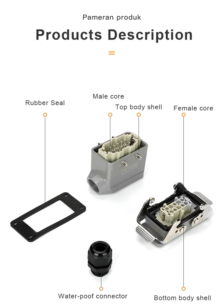 32 Pin Heavy Duty Connectors Without Shell