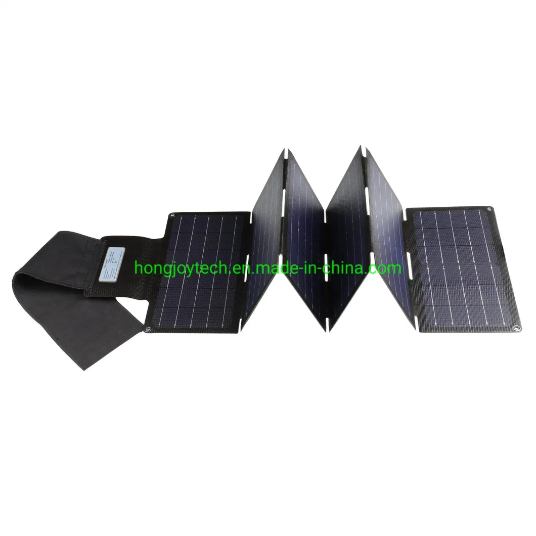 Outdoor Solar Backup Power Battery Charger 12V 18V 24V 36V 48V Foldable PV Module