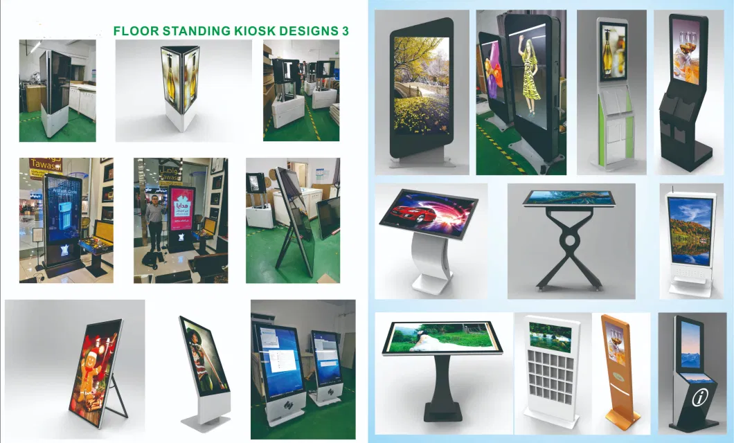 Touch Screen 32&quot; Capacitive Touch Screen Payment Kiosk with Camera Scanner Printer and POS Machine Holder Touch Screen Kiosk