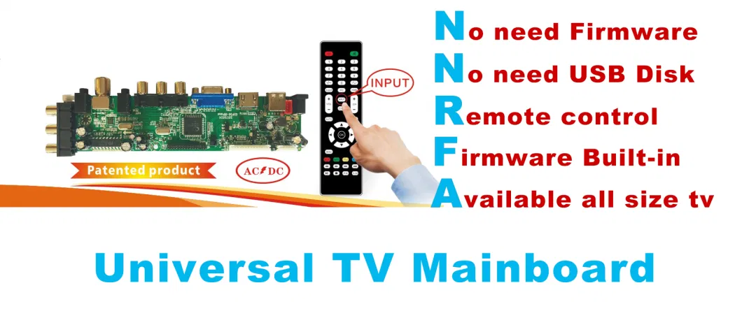 Universal LED TV Main Board, Patent No: Zl20*12062*037.2