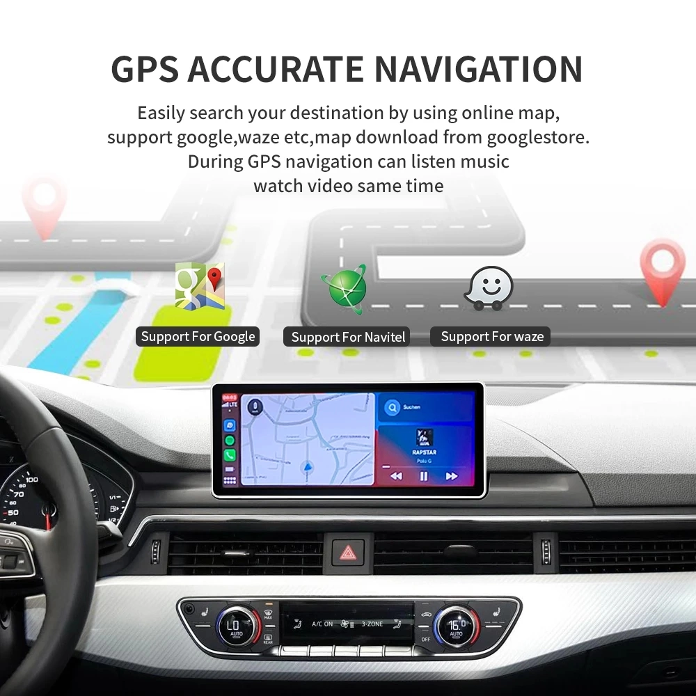 Carplay Car GPS for Audi A4 B9 A5 2017-2020 Android System