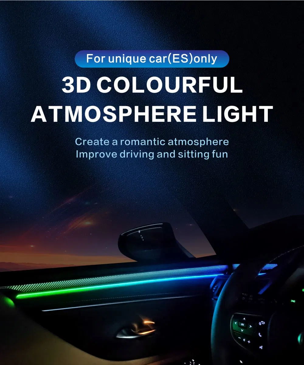 RGB 5050 Foot Atmosphere Car Interior Neon Ambient Decorative LED Strip Light