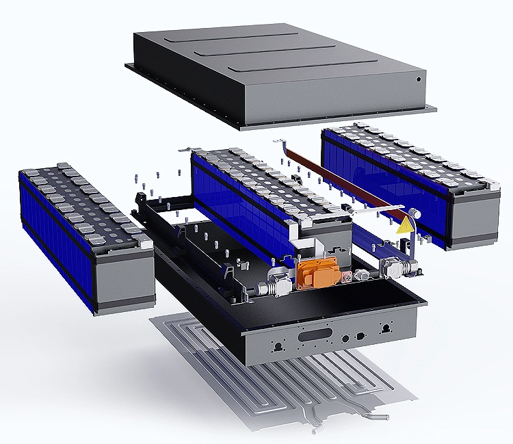 LiFePO4 640V 150kwh 200kw EV Battery Pack for Truck, 600V 250kw 300kw Lithium EV Battery for Commercial Vehicle