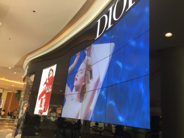 Samsung LG Panel Advertising Displays Comercial LCD Video Wall for Shopping Mall