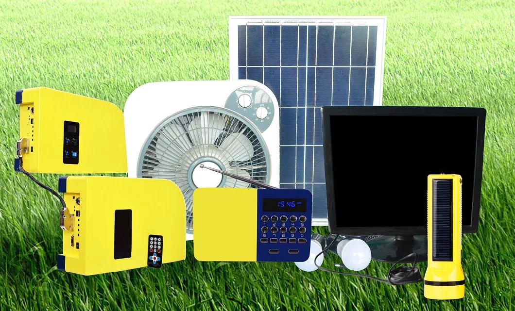 All-in-One Solar Power Energy System Kit for Computer/TV/Fan/Lighting