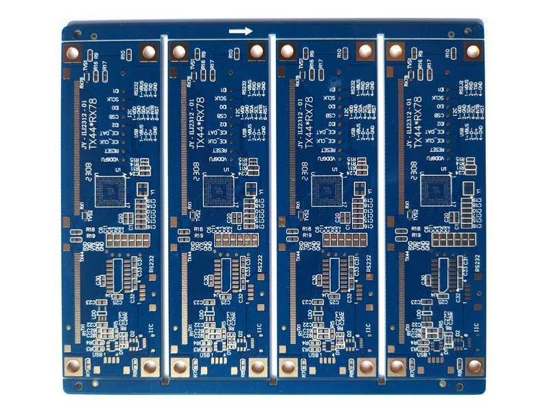 Double Sided AV TV Motherboard Fr4 Class A1.6mm Line Width 0.1mm OSP Green Oil 2 Layers AV TV Set PCB Board