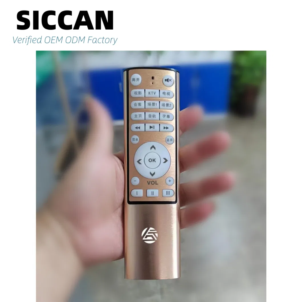 Durable Wear-Resistant Universal Aluminum Alloy Shell Smart TV Remote Control