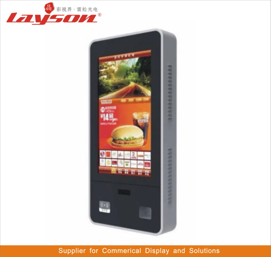 OEM13.3/15.6/17/19/22/32/43/49/55/65 Inch LCD Display Digital Signage Advertising Touch Screen Information Interactive Internet Kiosk Self Service Payment Kiosk