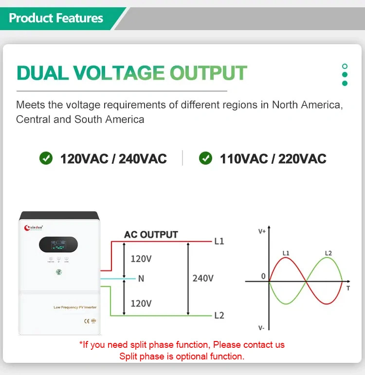 Xindun 12 to 110 Volt 1kw 24V 3kw 48V 5000W 5kw 6kw Solar Battery Charger Controller Inverter for Household TV