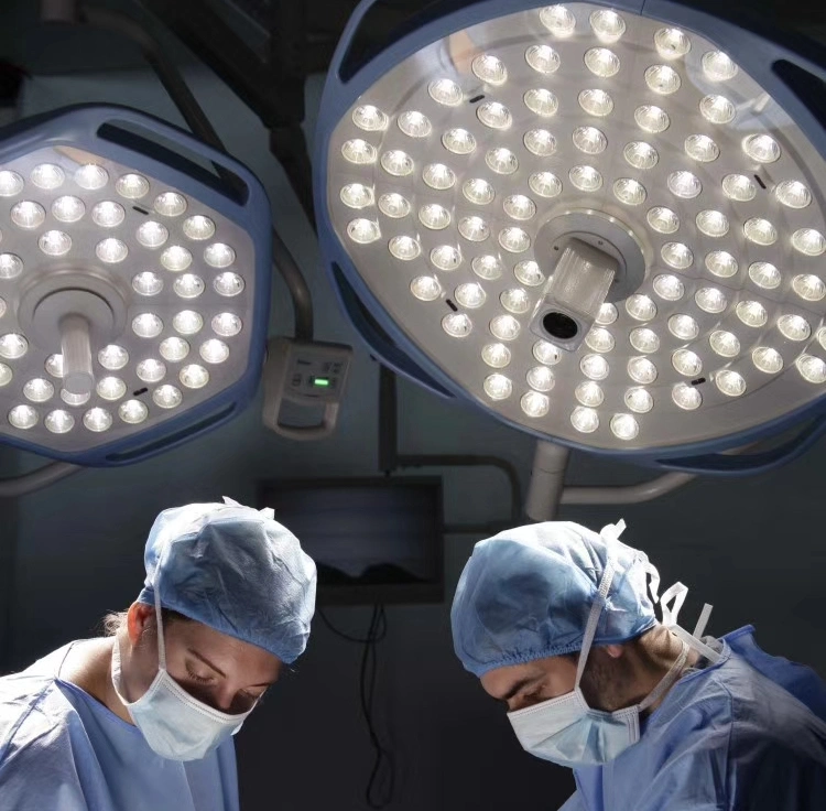 Hospital Equipment Three Arm Modular LED Operating Theater Lights with Video and Camera System