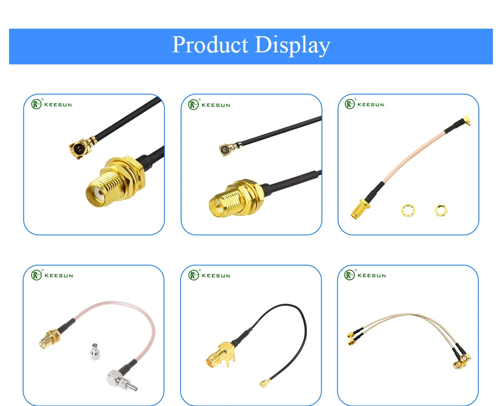 SMA Male/Female Hermetic Connector to Ipex Connector RF Antenna with 1.13black Cable